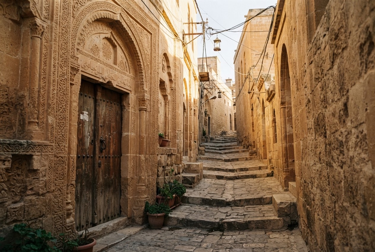 Mardin taş sokak